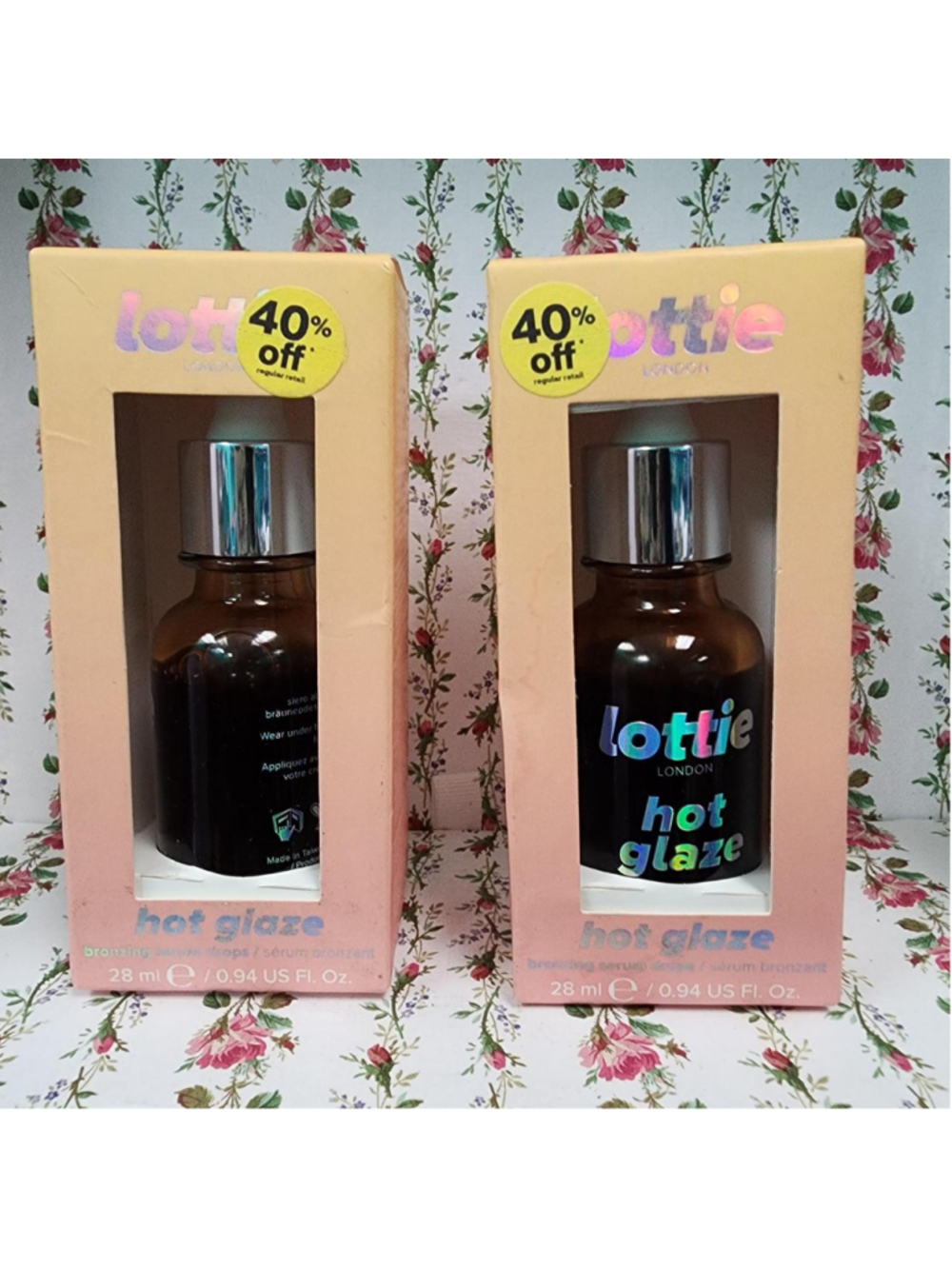 Lottie London Hot Glaze Bronzing Serum 28ml 2 pack
BRAND NEW WITH TAGS
#bronzer